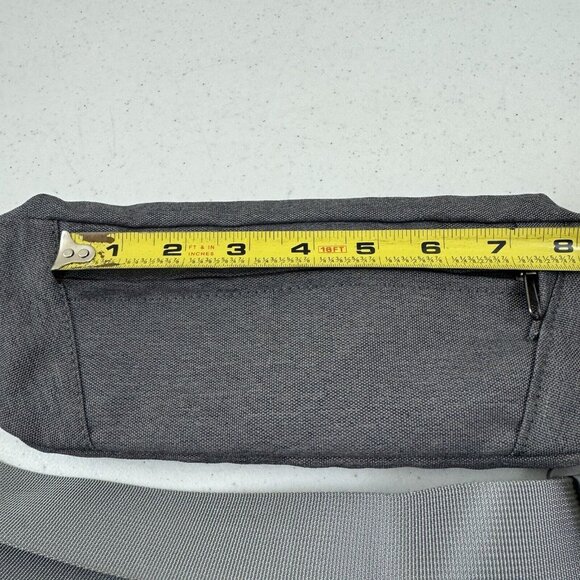 WATERFLY Fanny Pack Chest Bag Lightweight Adjustable Belt Zip Pockets Gray - Picture 9 of 13
